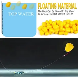 Maíz artificial flotante de silicona para pesca deportiva