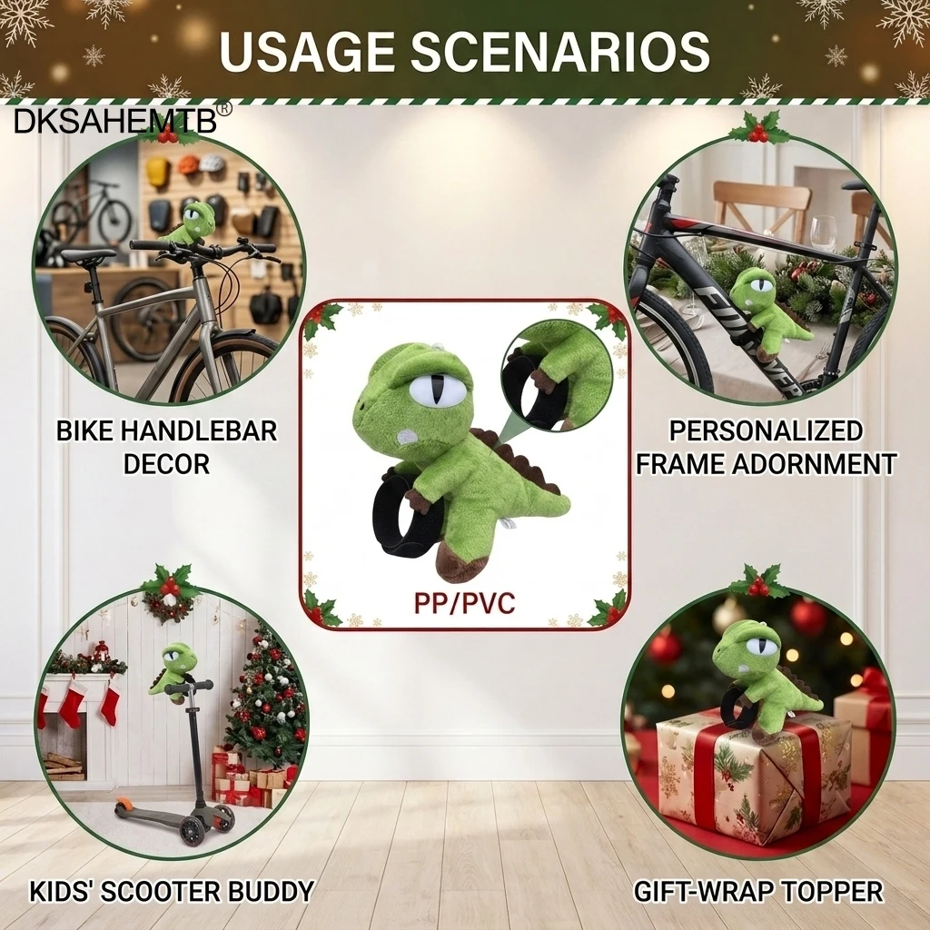 Correa colgante con dinosaurio para manillar de bicicleta aire libre - imagen 5