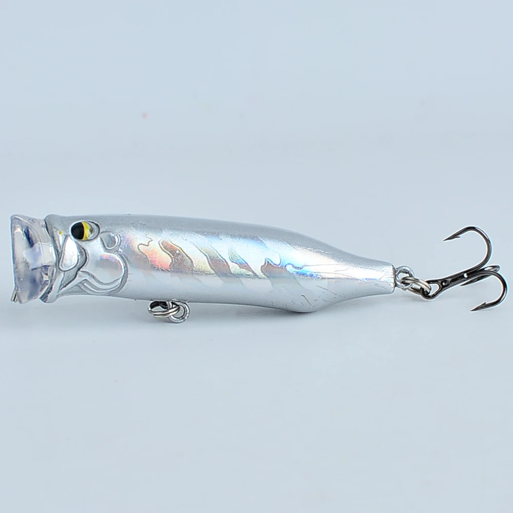 Señuelo Popper de superficie con anzuelos para pesca deportiva - imagen 5