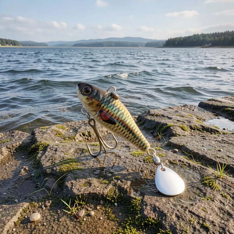 Señuelo jig metálico VIB multicapa para lubina en costa marina - imagen 4