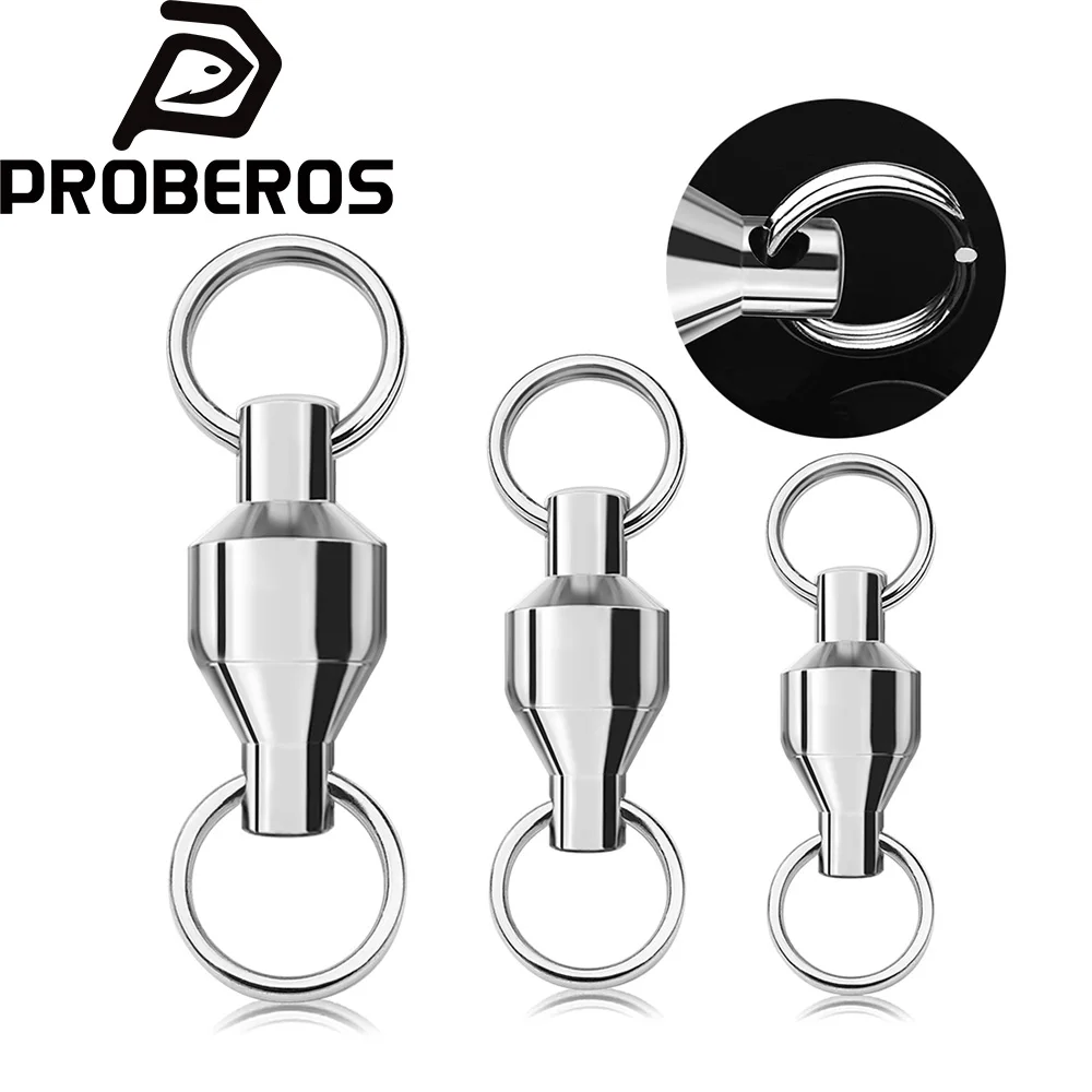 PROBEROS girador conector de pesca con rodamientos para jigging lento - imagen 5