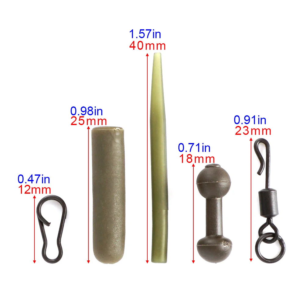 Aparejo helicóptero para pesca de carpa con broches giratorios - imagen 4