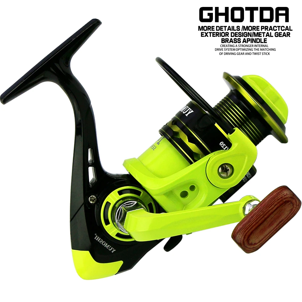 Carrete Ghotda spinning agua salada – 5.2:1 velocidad, potente ultrligero - imagen 2