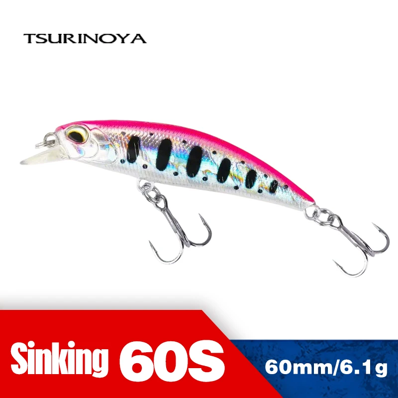 TSURINOYA Señuelo Wobbler Lucio – Mini pececillo hundido