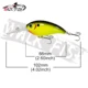 WALK FISH Crankbait Minnow para lubina, anzuelos triples - imagen 2