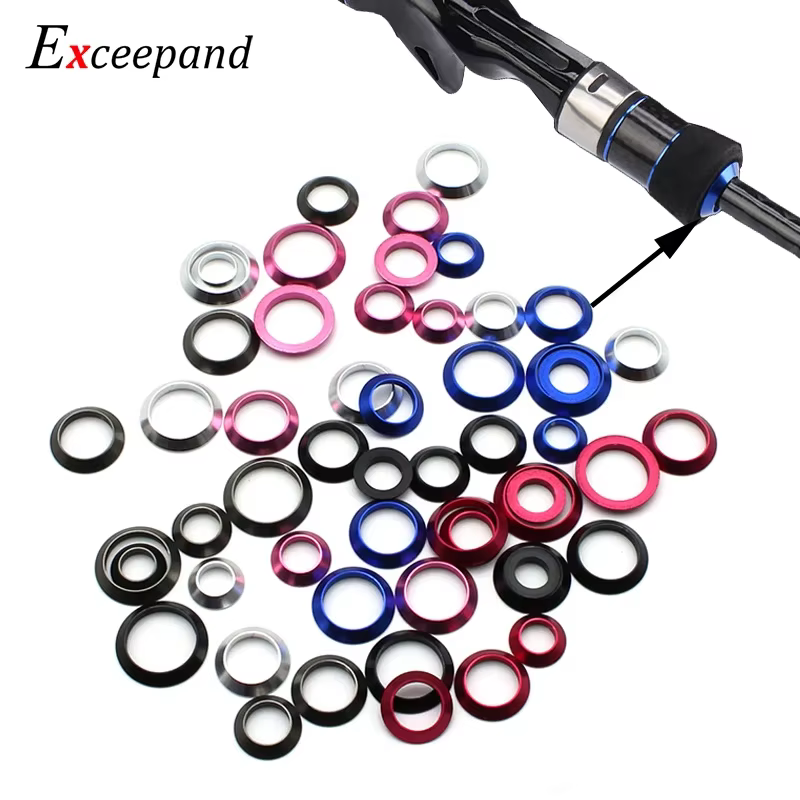 Exceepand Adaptador de ajuste de anillo decorativo para caña de pescar - imagen 3