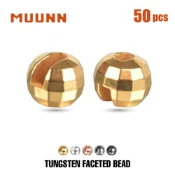 Cabezas de jig facetadas MUUNN para pesca en hielo con mosca