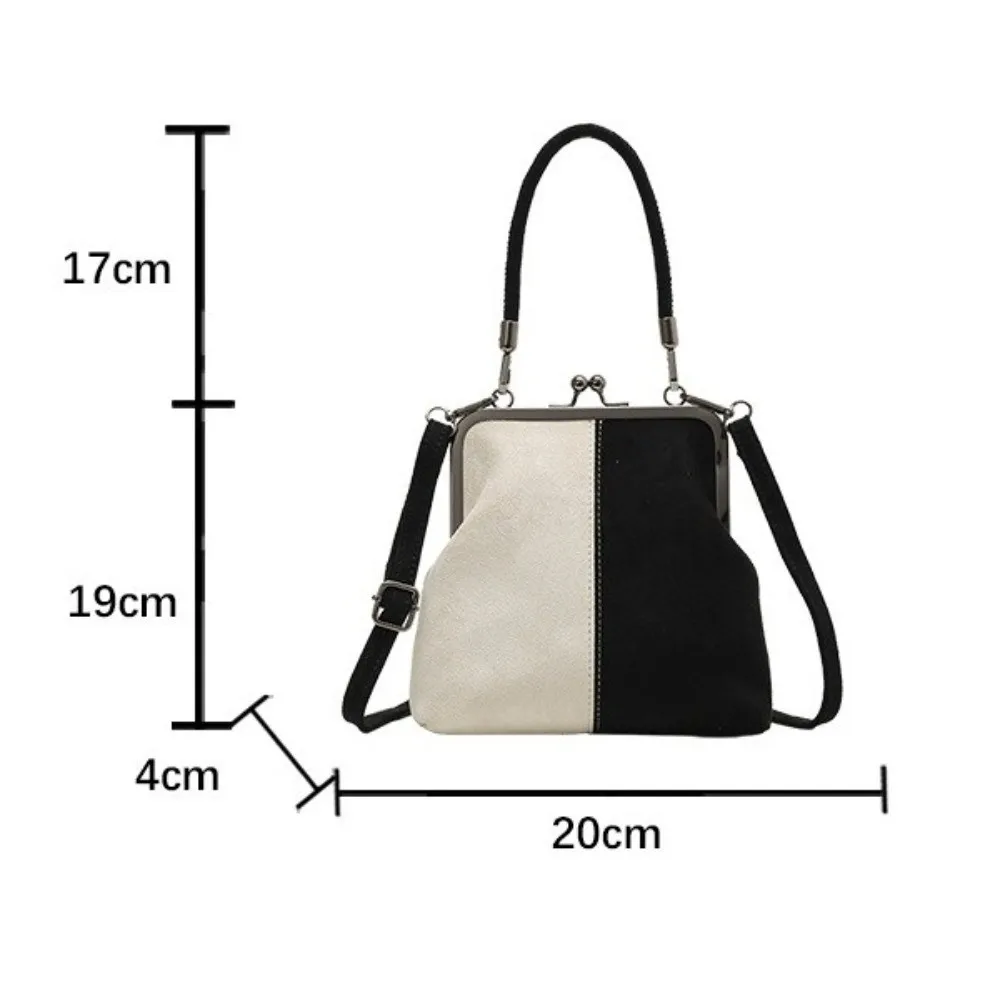 Bolso bandolera vintage azul marino para mujer, estilo diseñador - imagen 2