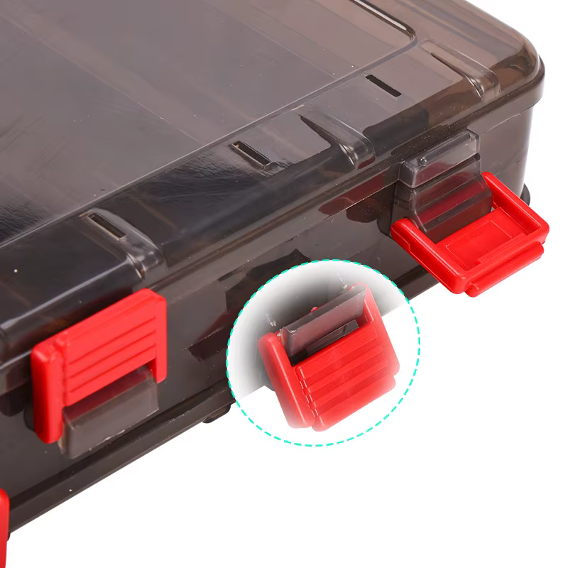 WEIHE Anzuelos de plástico para señuelos de doble cara – Caja aparejos - imagen 3