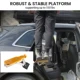 Escalón plegable universal para puerta de coche con doble soporte - imagen 2