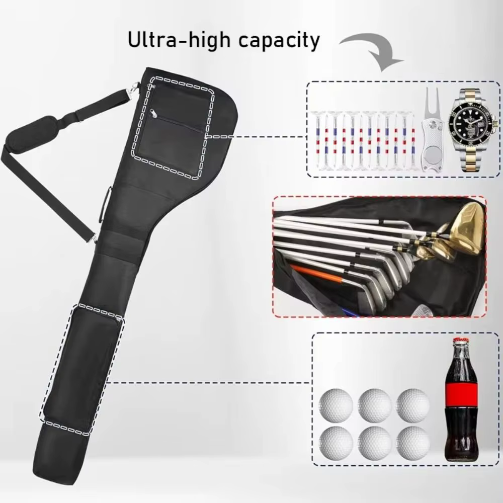 Bolsa impermeable golf plegable con correa ajustable y nailon - imagen 2