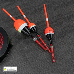 THKFISH Flotadores de balsa con resorte y lastre de plomo