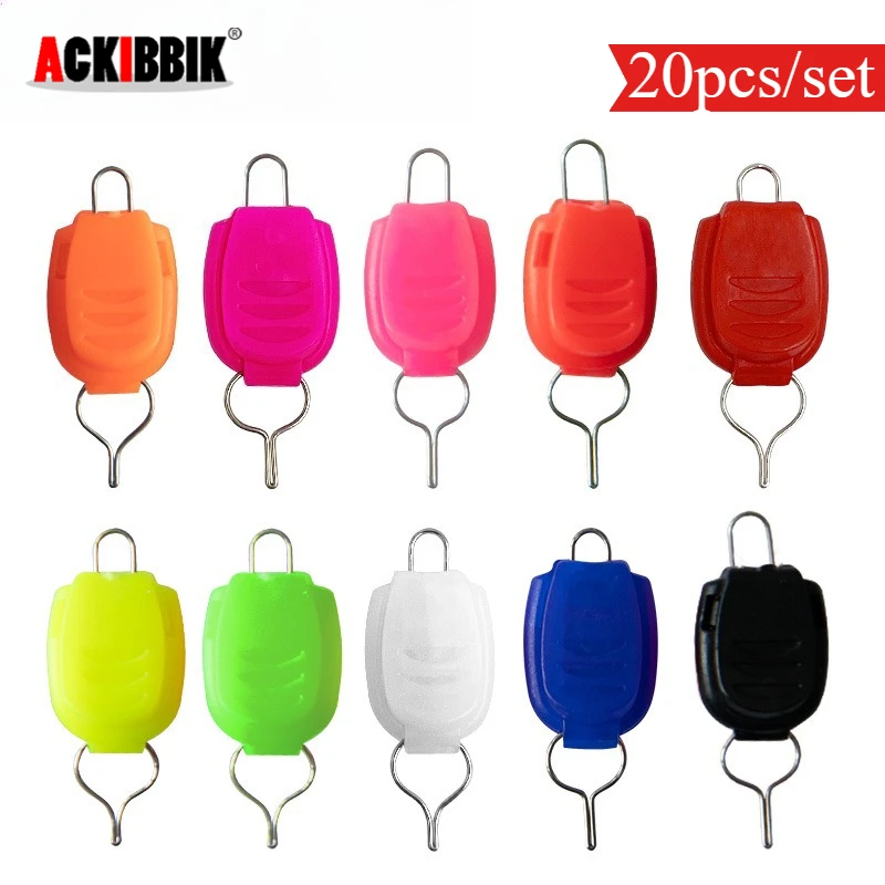 Ackibbik Tapones de sedal con clip para abrazadera de línea - imagen 4