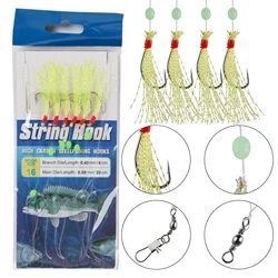 FREE FISHER Sabiki con aparejos y cuentas luminosas para agua dulce