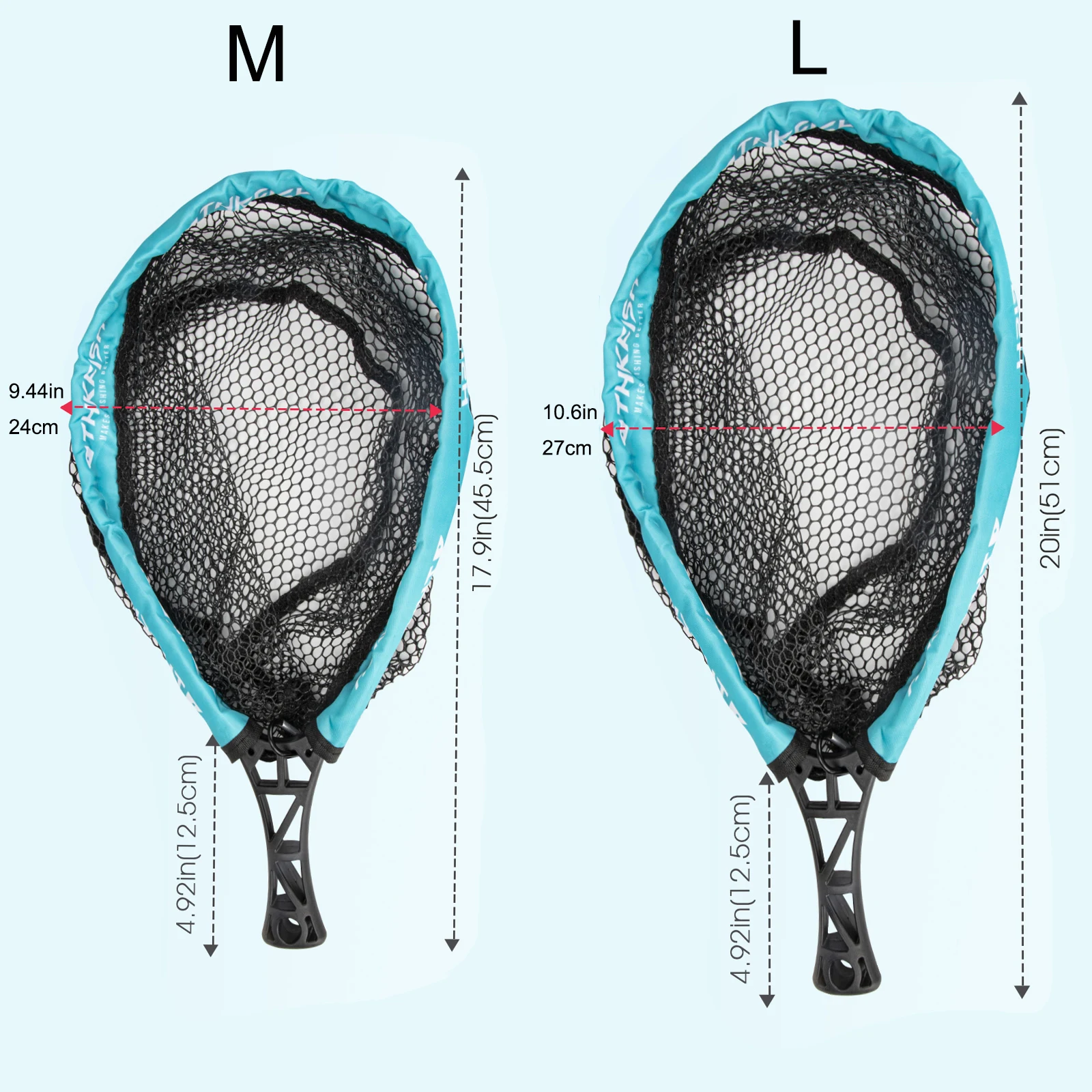 Red de Pesca con Mosca Plegable – Mango ABS y Malla Portátil - imagen 4