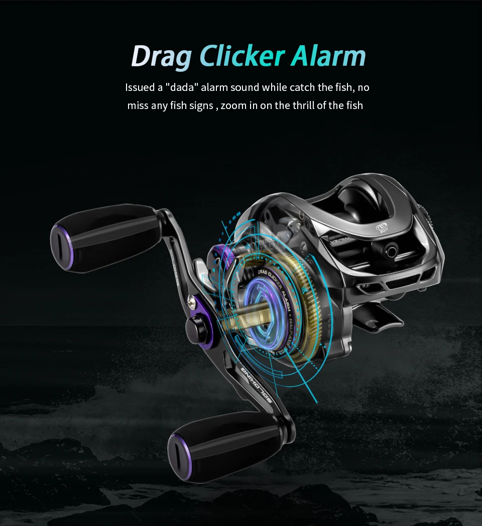 Rodamientos de acero inoxidable y clicker audible