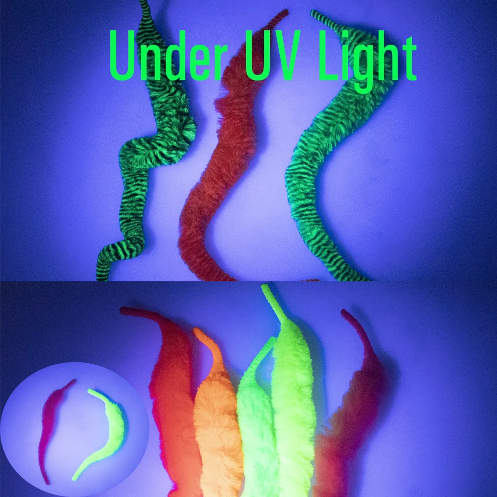 Señuelo mosca Vtwins Magnum cola dragón UV para lucio depredador - imagen 3