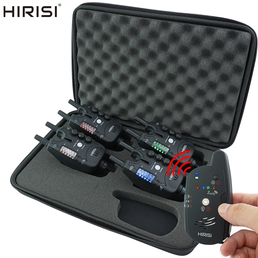 Hirisi Alarma Inalámbrica para Pesca de Carpa con Mando a Distancia