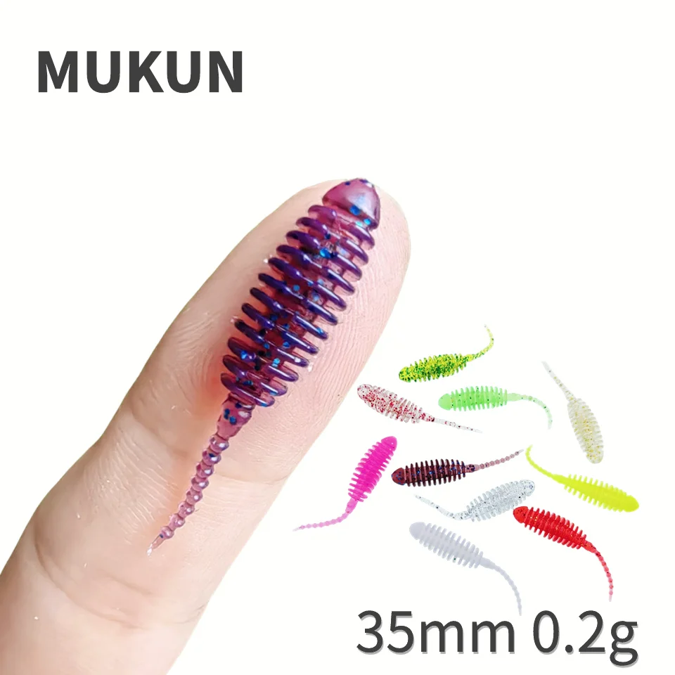 Señuelos MUKUN AJING en varios colores