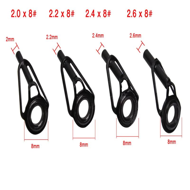 Anillos guía cerámica acero inoxidable para caña de pescar - imagen 3