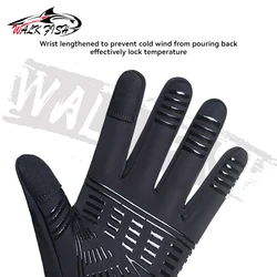 WALK FISH Guantes de pesca invierno impermeables dedo completo