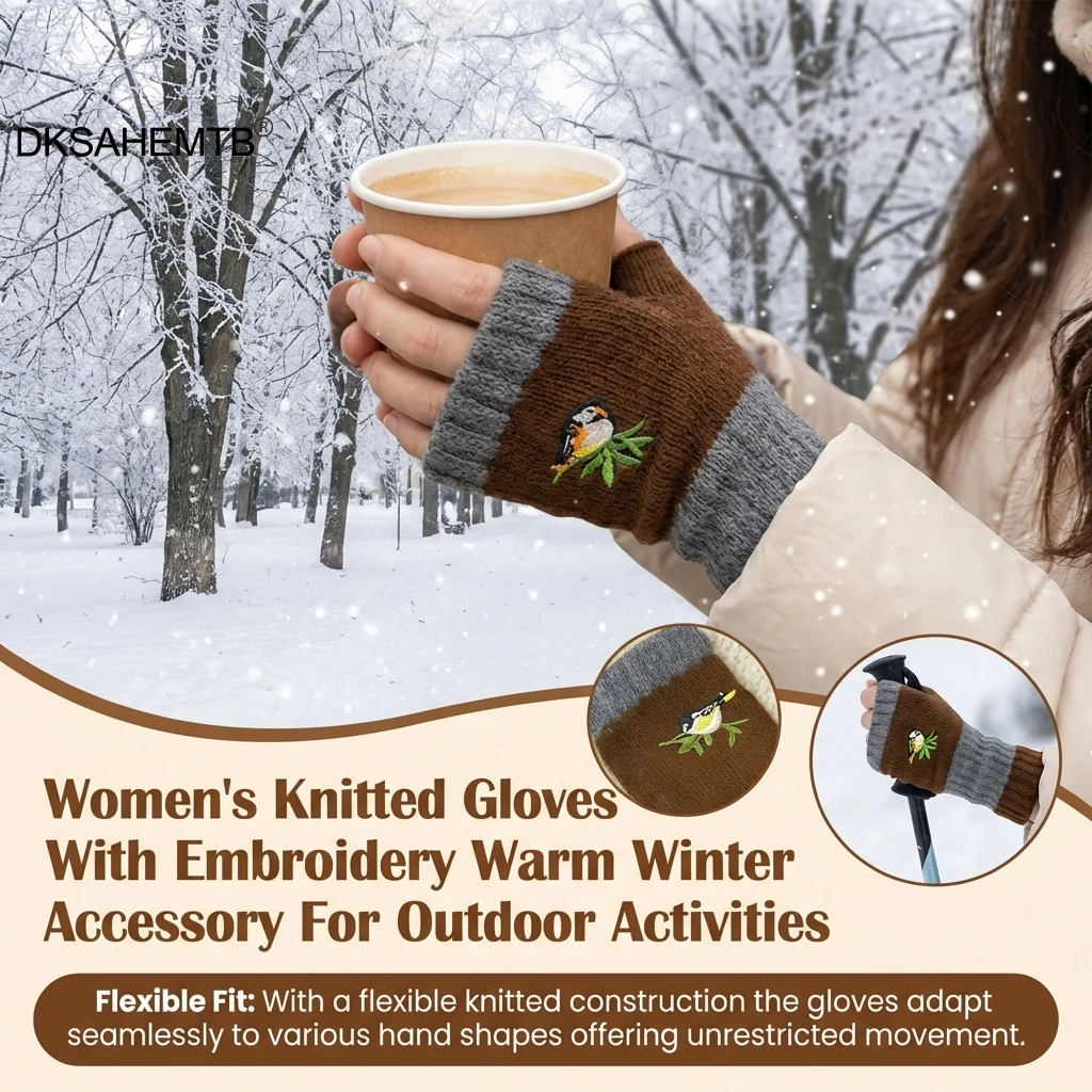 Guantes térmicos antiviento para senderismo, hombre y mujer - imagen 3