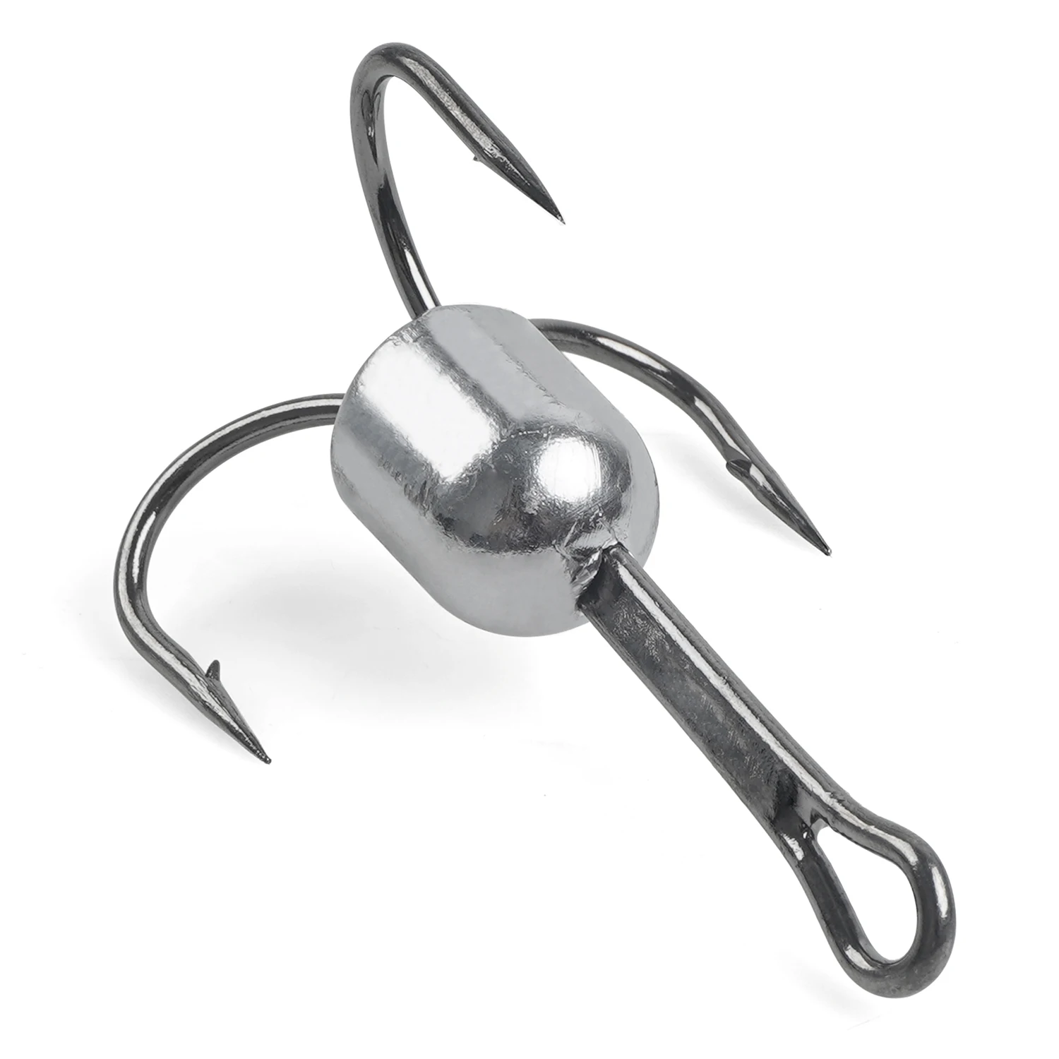 Anzuelos triples lastrados para lance largo en surfcasting