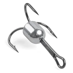 Anzuelos triples lastrados para lance largo en surfcasting