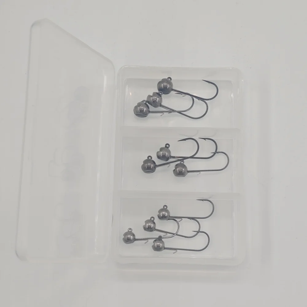 Montaje típico con gusano para pesca de señuelo suave