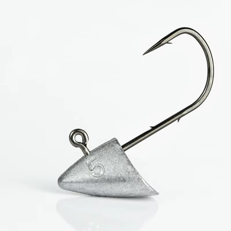 Anzuelos Jig Head de plomo con cola en T para vinilo - imagen 4