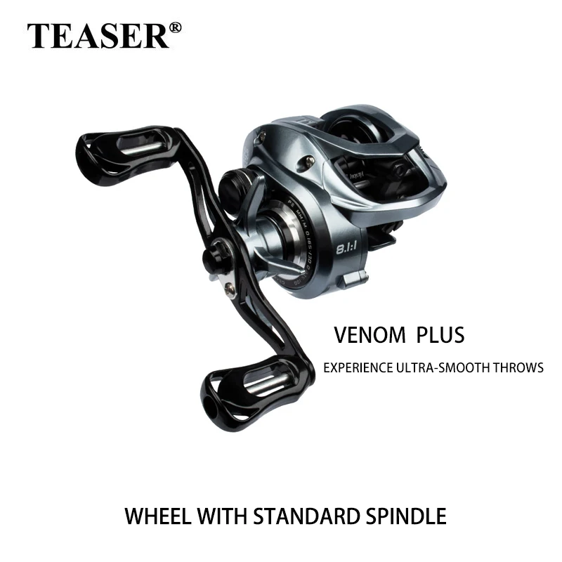 Carrete de gota de agua TEASER Venom PLUS antienredos largo - imagen 3