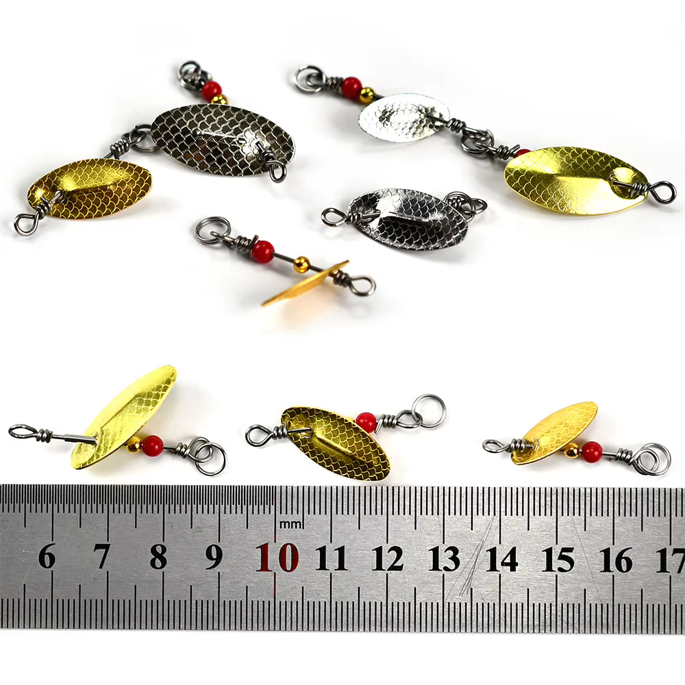 Señuelos Spinner Metálicos MNFT para Lubina, Trucha y Lucio - imagen 5