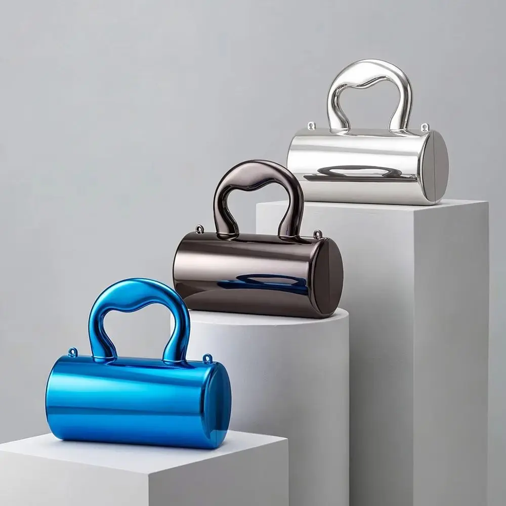 Mini bolso de mano dorado brillante de fiesta para mujer - imagen 2
