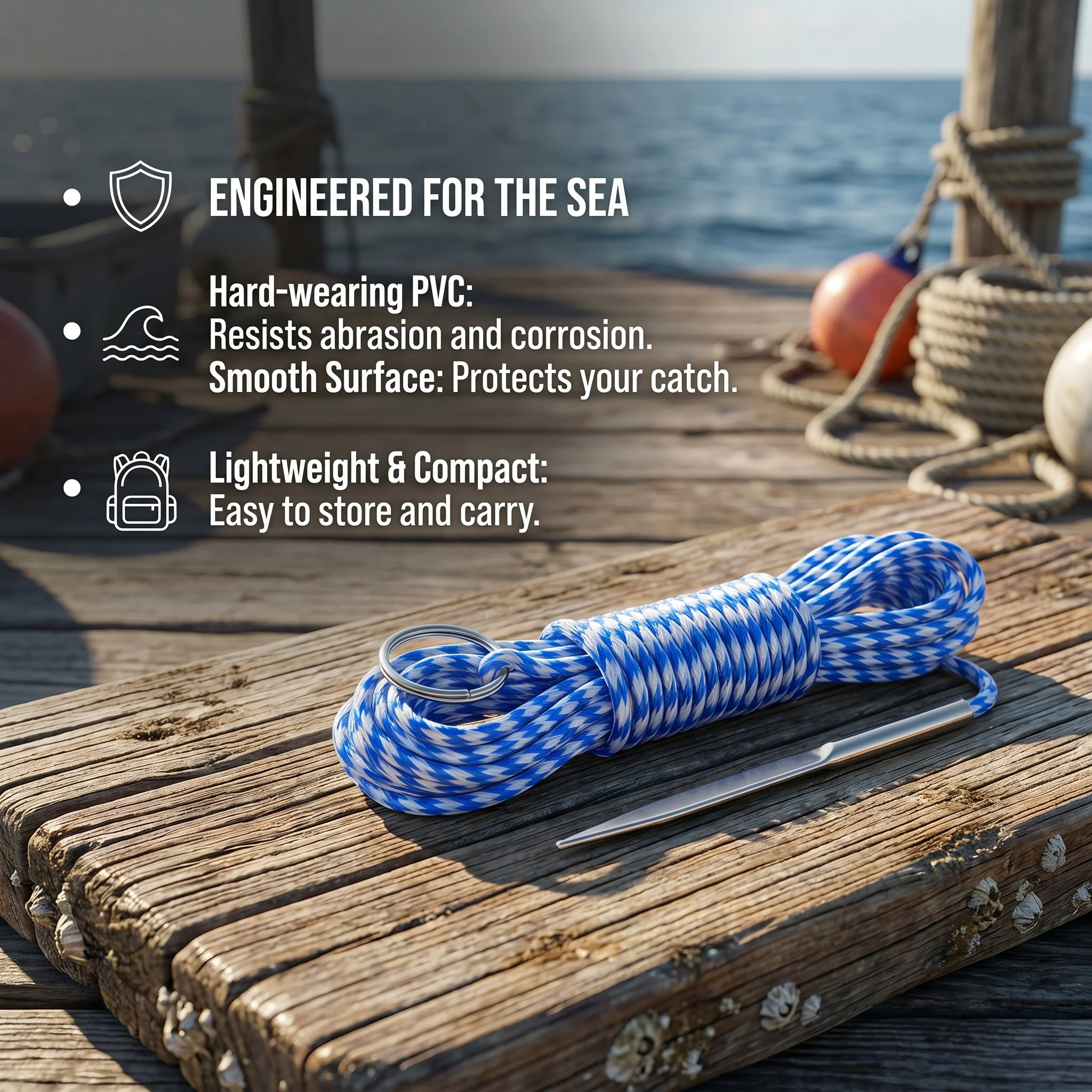 Hebilla de seguridad para peces vivos Goture con cuerda flotante - imagen 2