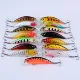 Wobbler Minnow negro hundimiento de señuelo duro para pesca - imagen 5