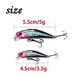 Wobbler miniatura para lubina – 4,5 y 5,5 cm