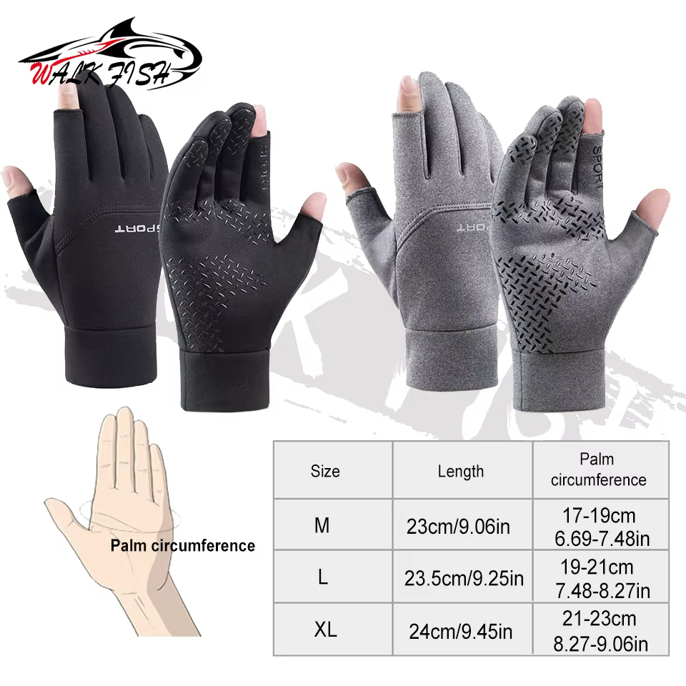 Guantes de pesca WALK FISH – Reflectantes, pantalla táctil y antiviento - imagen 4