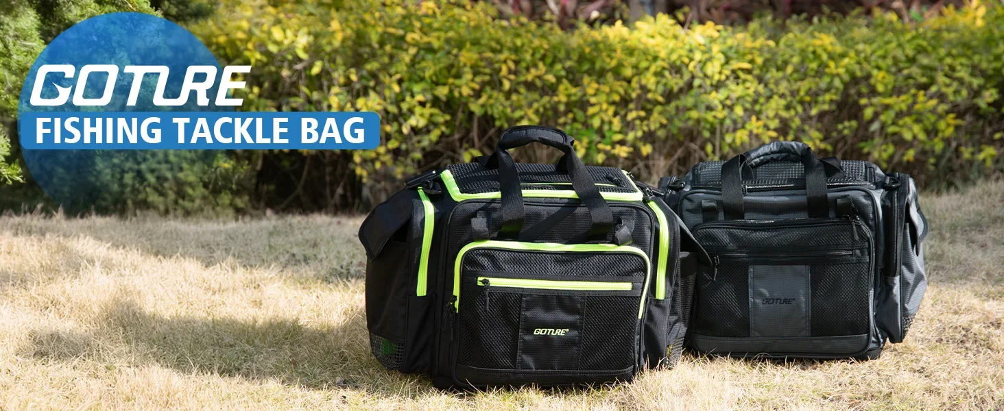 Bolsa de pesca Goture en uso