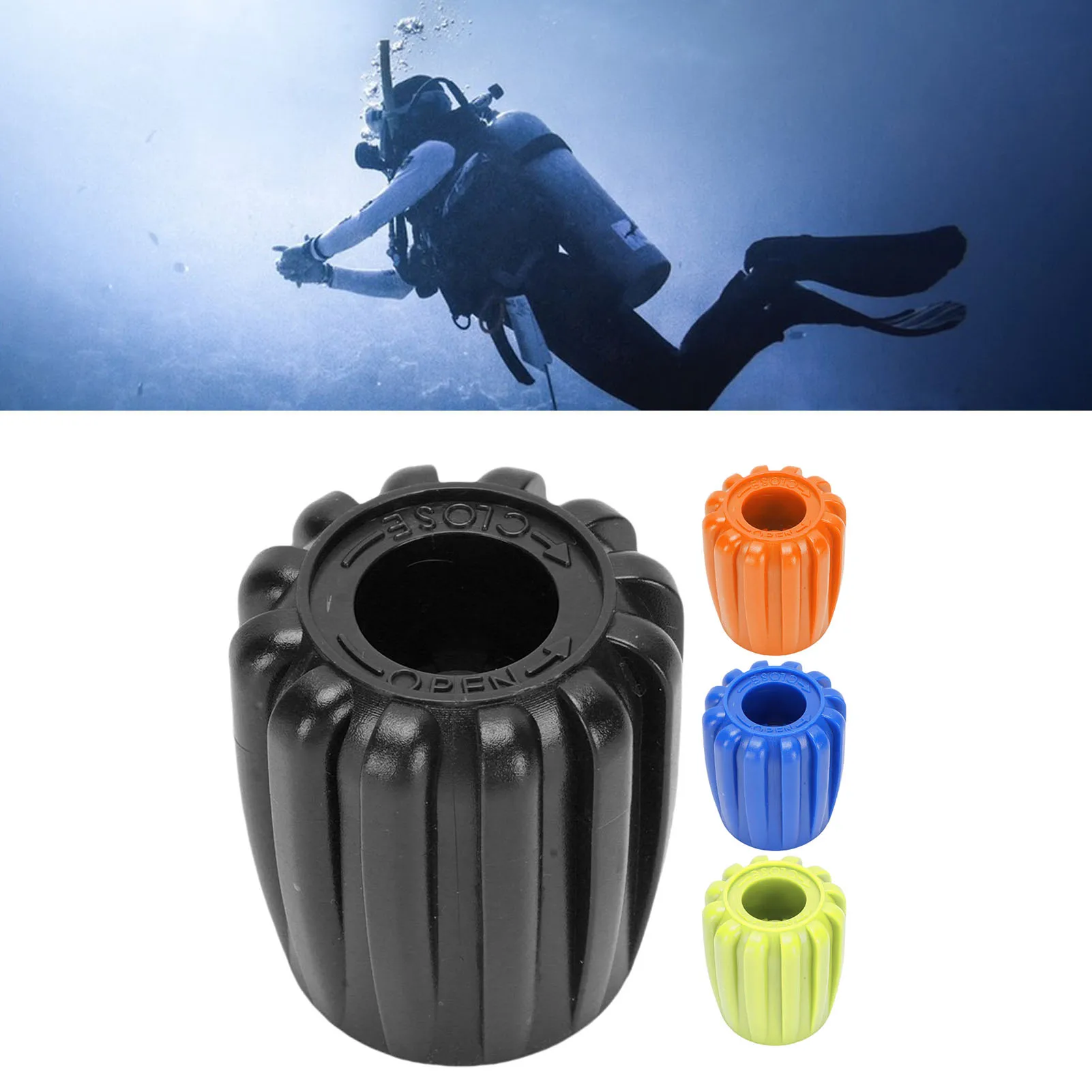 Válvula de cilindro de buceo de alta seguridad con perilla - imagen 5