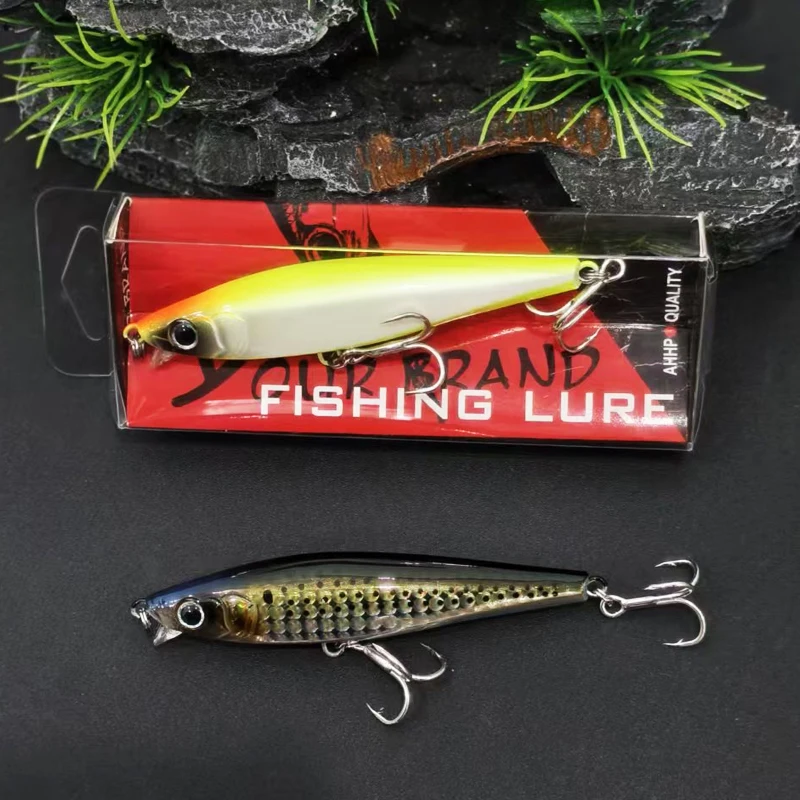 Monster Shot Minnow hundidor – wobbler de hundimiento para lubina - imagen 5