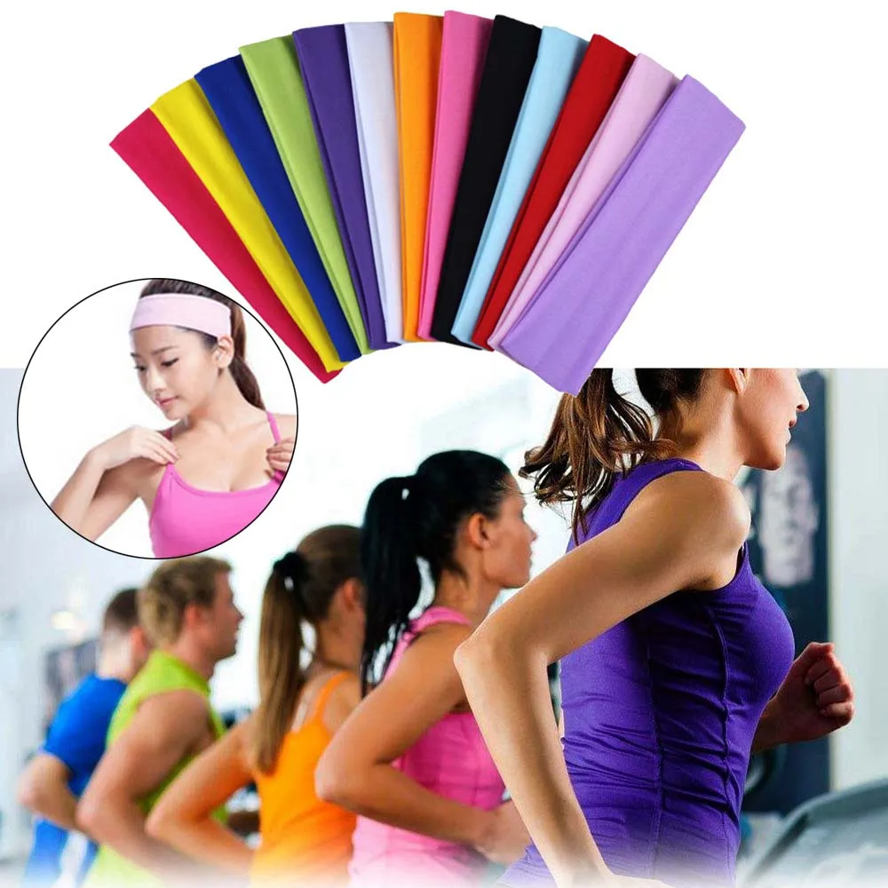 Diadema elástica deportiva caramelo para absorber sudor al correr - imagen 5