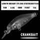 Señuelos Crankbait sin pintar Dr.Holife con sonajero para DIY - imagen 2