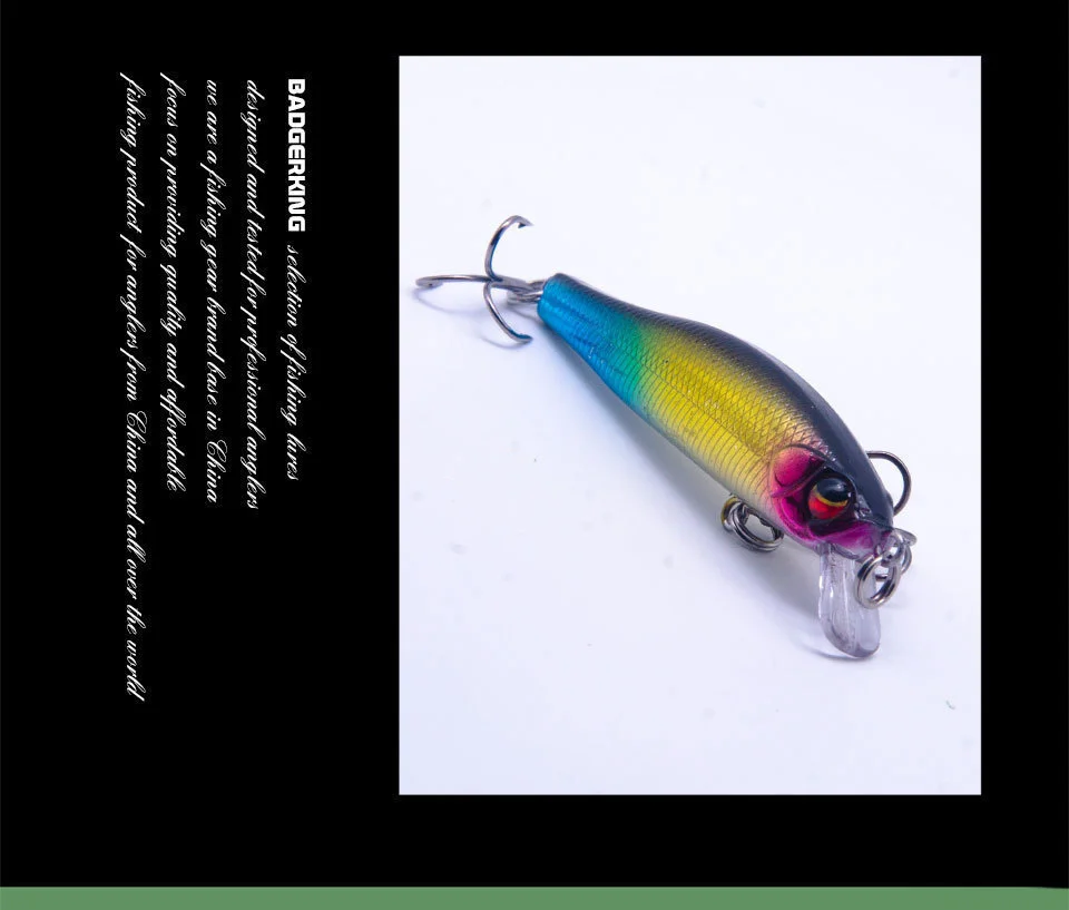 Variedad de colores disponibles del jerkbait