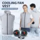 Gilet refrigerante eléctrico para pesca con ventilación regulable USB - imagen 3
