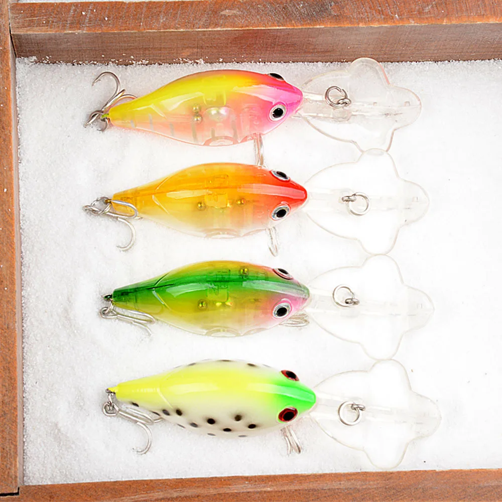Vista lateral del crankbait wobblers