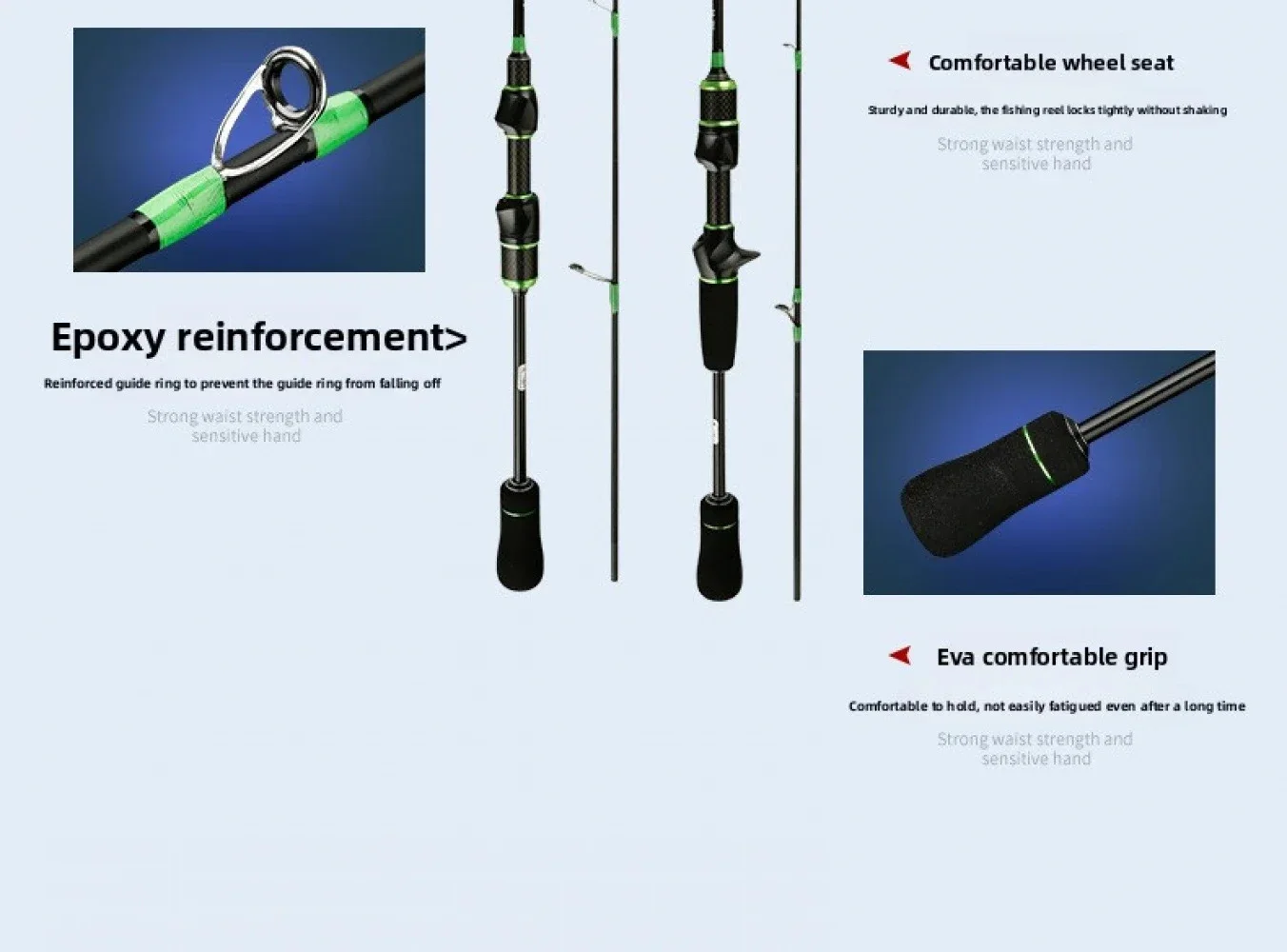 Punta sólida extra suave y estructura de carbono