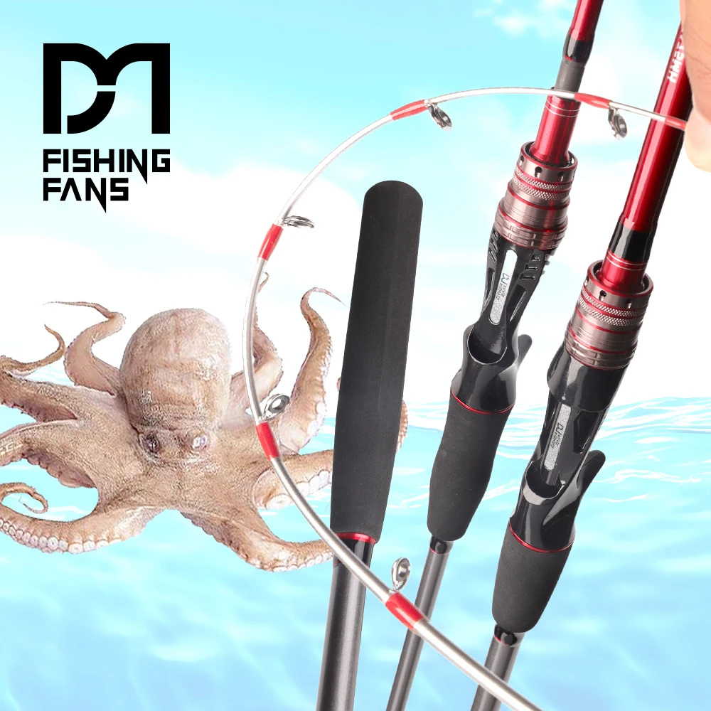 FISHINGFANS Caña de calamar – Punta sensible para pesca en barco - imagen 3