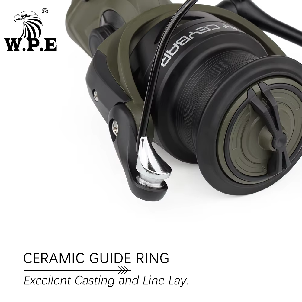 Carrete W.P.E AC 5000/6000 7+1 rodamientos 5.1:1 para pesca de carpa - imagen 5