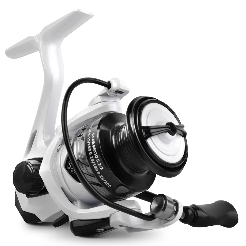 Carrete giratorio Serie HB metálico para pesca en agua dulce