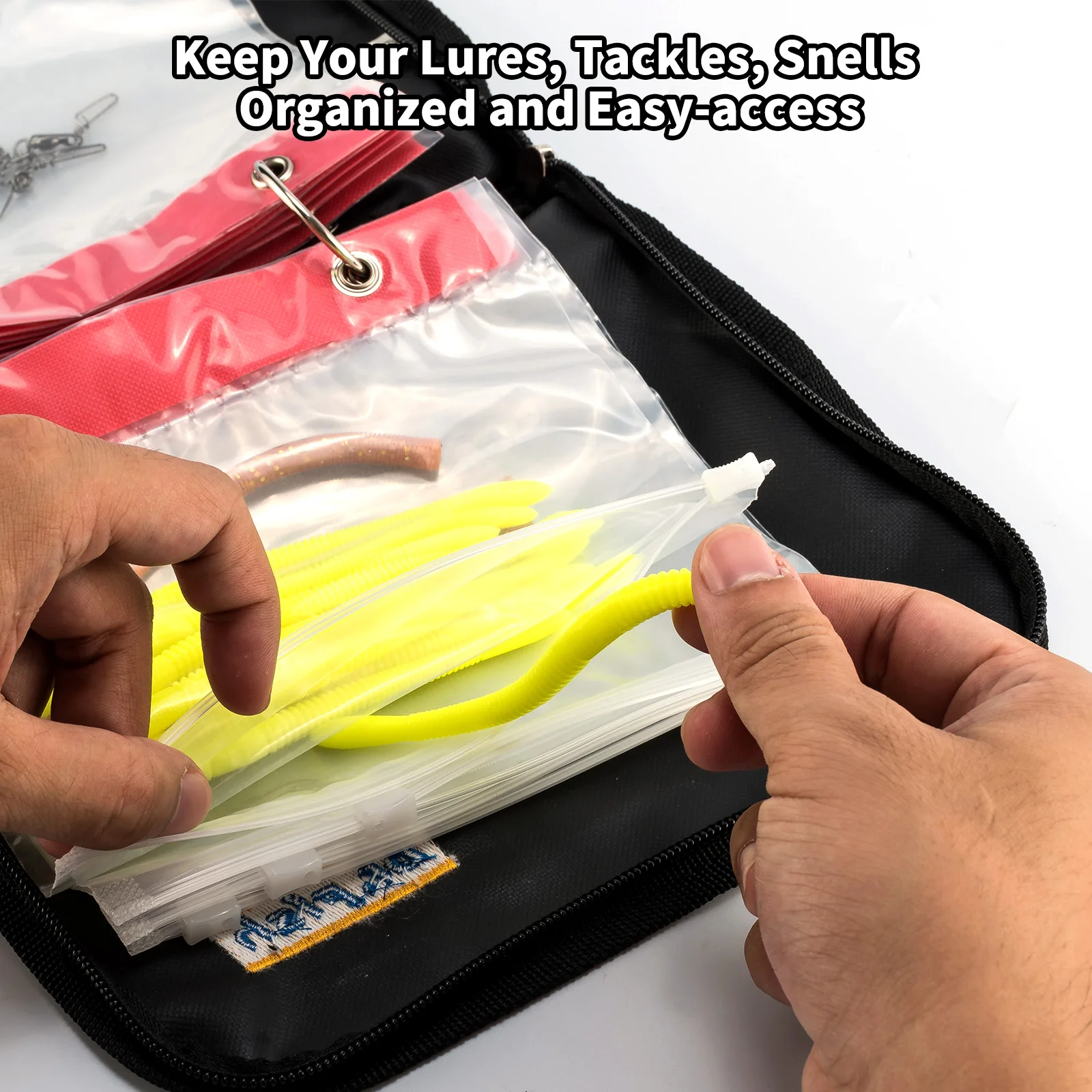 Bolsa pliable impermeable para aparejos de pesca y cebo suave - imagen 5